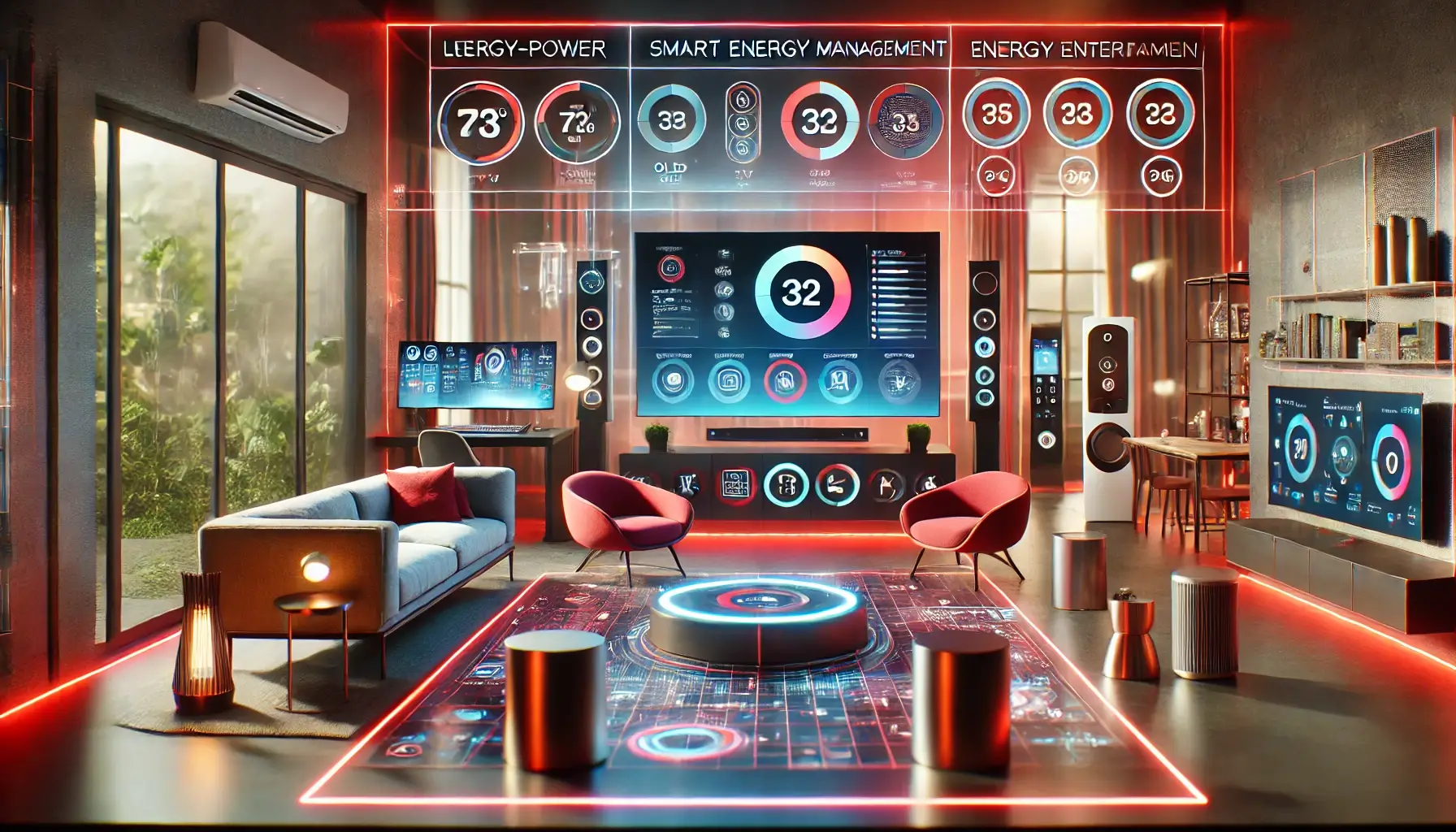 Energy Management of Entertaining at Home