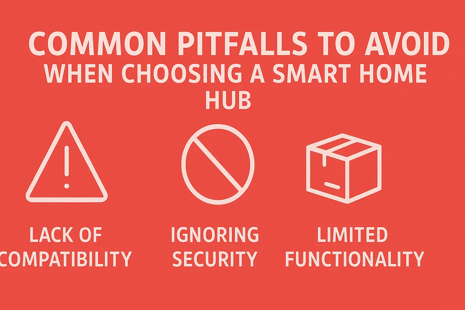 Common Pitfalls to Avoid When Choosing a Smart Home Hub