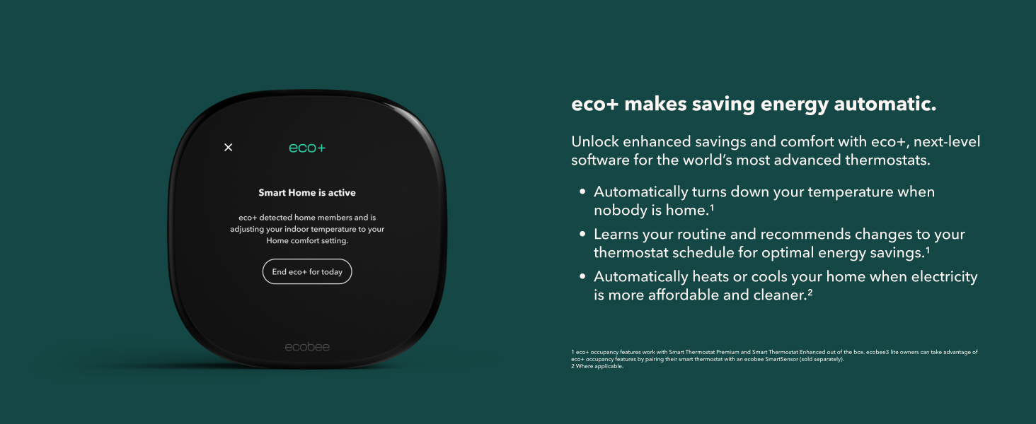 Ecobee Smart Thermostat Enhanced – Save Energy and Remain Comfortable with a great level of Comfort Ecobee Smart Thermostat Enhanced can now provide a hassle-free method to save energy that will not disturb you. This thermostat will analyze your household's temperature requirements and then apply the most suitable changes to ensure your comfort. This smart gadget will be generating new schedules for you to be more energy-efficient and cut the bills. The eco+ feature of the thermostat is responsible for adjusting the power consumption by lowering the temperature while you are not at home or sleeping. You can as well link this thermostat to your other smart devices, for instance, Apple Watch. Of course, it is also able to cooperate very well with such smart home systems as Apple HomeKit, Amazon Alexa, Google Assistant, SmartThings, and IFTTT. In addition to that, the Ecobee Smart Thermostat Enhanced has got the credibility from experts and green-minded buyers. The device not only offers the most comfortable feeling but also reduces the energy costs and at the same time, a significant reduction in the emission of CO2 gas.