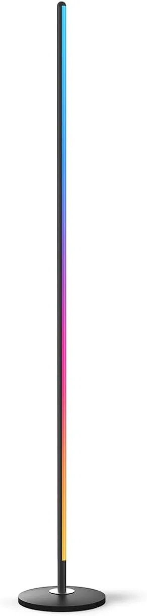 Govee RGBIC Floor Lamp, LED Corner Lamp Works with Alexa, 1000 Lumen Smart Modern Floor Lamp with Music Sync and 16 Million DIY Colors, Color Changing Standing Lamp for Bedroom Living Room Black