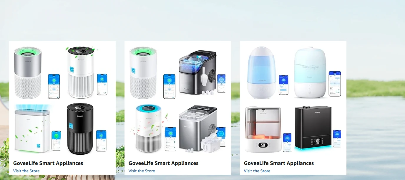 GoveeLife air purifier, Portable air purifier, Air purifier for smoke