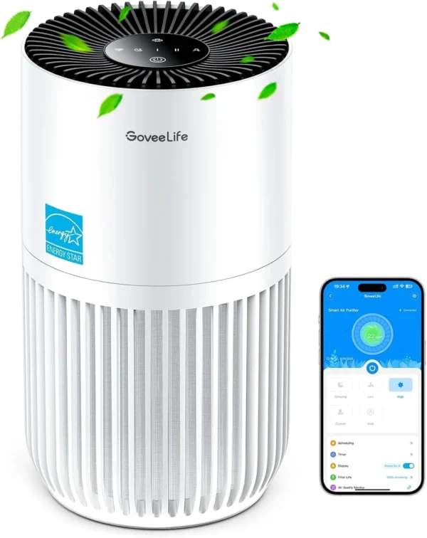 GoveeLife air purifier, Portable air purifier, Air purifier for smoke
